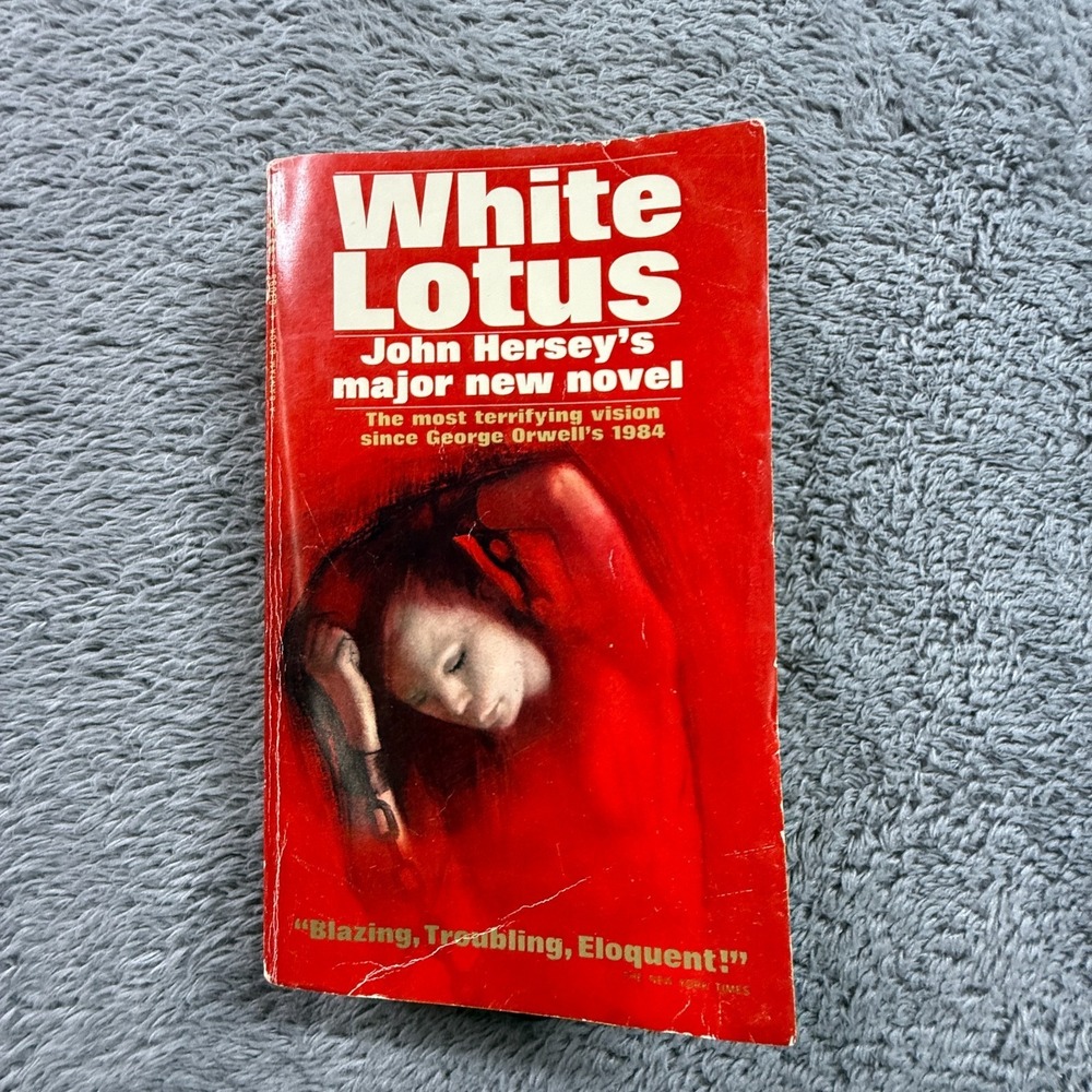 White Lotus John Hersey 1966 Bantam 9th Printing Vintage SciFi PB